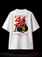 Ferrari 44 Racing Graphic Oversized T-Shirt