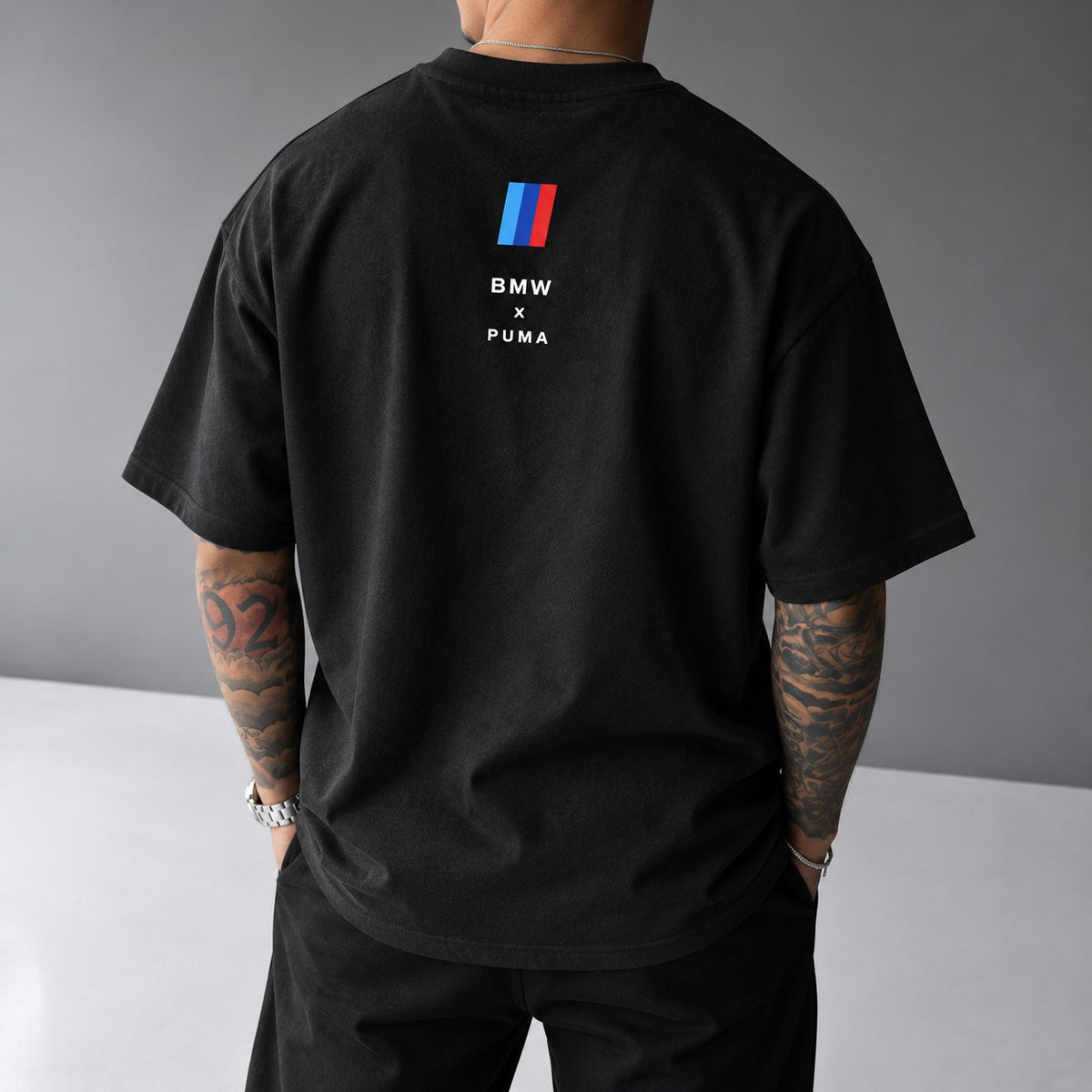 BMW M Heritage Minimal T-Shirt – Black