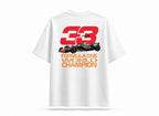 F1 Racing Oversized T-Shirt – Max Verstappen #33 Graphic | ANKAI