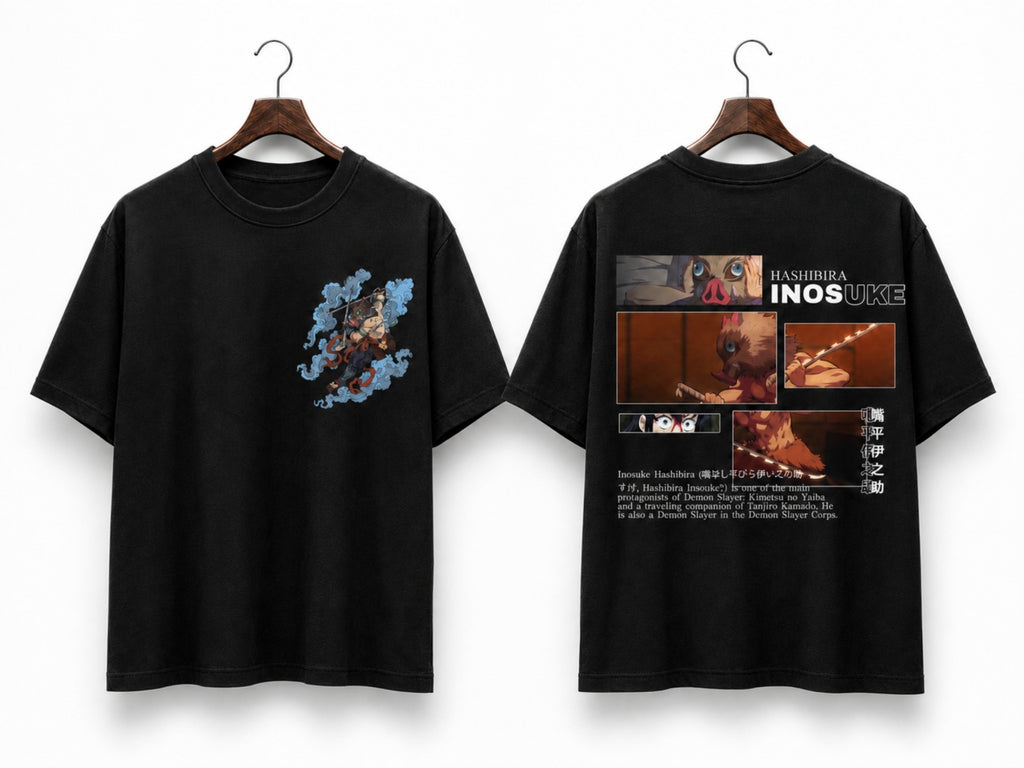 Inosuke Hashibira Graphic Oversized T-Shirt