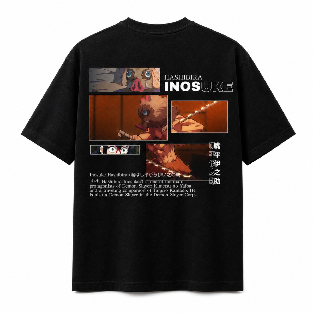 Inosuke Hashibira Graphic Oversized T-Shirt